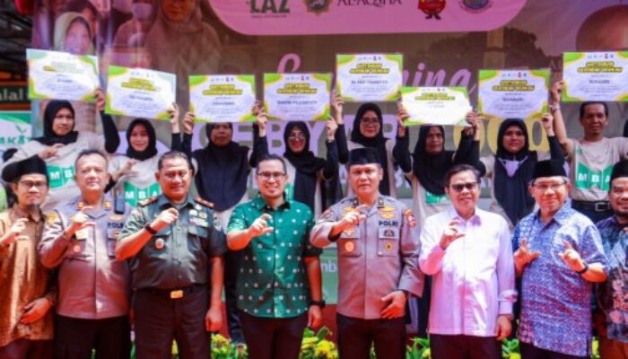 Pilar Apresiasi LAZ Al-Aqsha, launching 1.000 Gerobak Berkah Untuk UMKM Tangsel