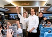 Presiden Jokowi Uji Coba Kereta Cepat Jakarta-Bandung