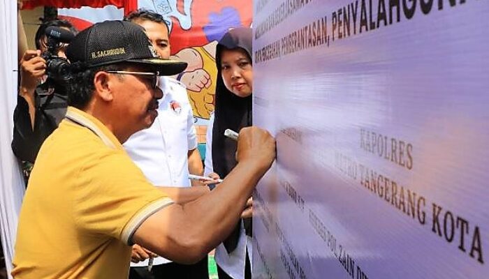 Sachrudin dan Forkopimda Resmikan Kampung Tangguh Jaya Bebas Narkoba