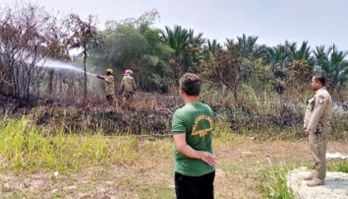 Soal Pembakaran Lahan, Satpol PP Tindak Lanjuti Laporan Warga