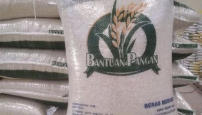 Pemkab OKI dan Bulog Salurkan 484 Ton Beras Bantu Kurangi Beban Warga