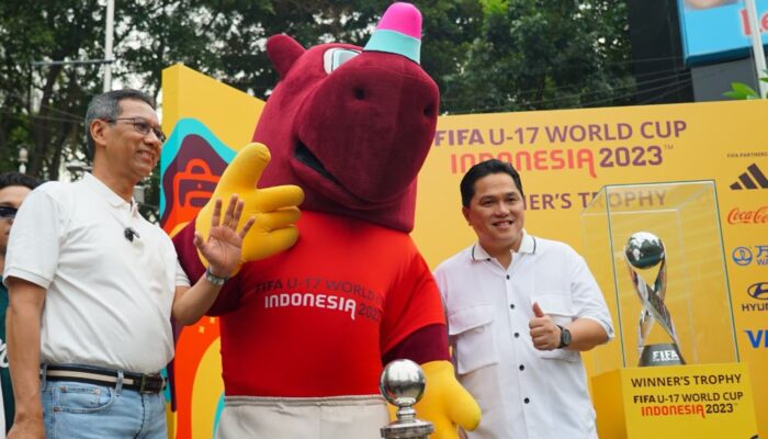 Erick Thohir: Sambutan Warga Jakarta Luar Biasa di Ajang Trophy Experience Piala Dunia U-17 2023