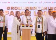 Gubernur Arinal Djunaidi Lakukan Ground Breaking Pembangunan Pasar UMKM