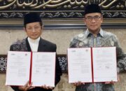 MoU KPU dan Warung Kerukunan Lintas Agama Indonesia Bangkit Sukseskan Pemilu 2024