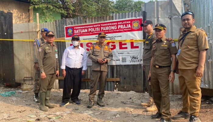 Pemkot Tangsel Tindak Tegas dan Segel TPA Liar Pladen Pondok Ranji