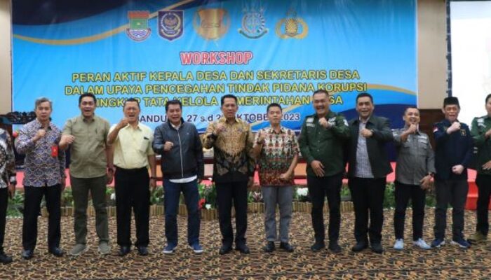 Pj Bupati Tangerang Andi Ony Tutup Workshop Pencegahan Korupsi bagi Kades dan Sekdes