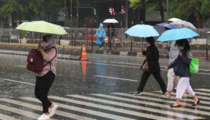 Prakira BMKG Hari Ini, Potensi Jaksel dan Jaktim Diguyur Hujan Ringan