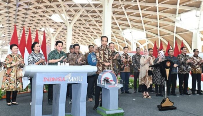 WHOOSH, Kereta Cepat Pertama di Indonesia dan Asia Tenggara Diresmikan Presiden Jokowi