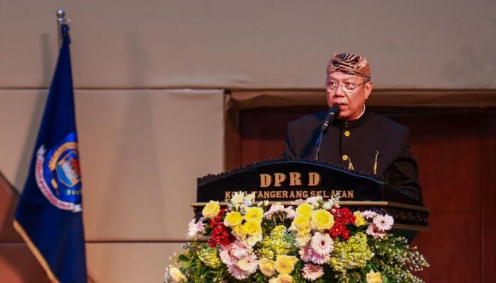 Benyamin Paparkan Prestasi dan Capaian Keberhasilan Di Rapat Paripurna HUT ke-15 Tangsel