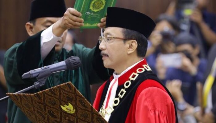 Ucapkan Sumpah Jabatan, Suhartoyo Resmi Ketua MK Gantikan Anwar Usman