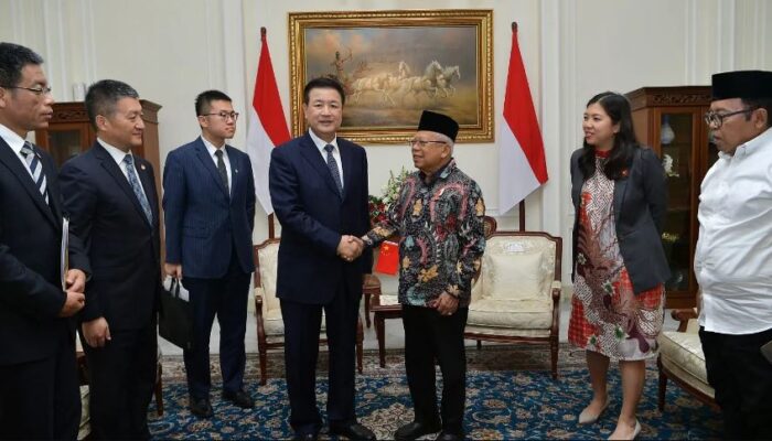 Wapres Ma’ruf Amin Terima Kunjungan Kehormatan Menteri Keamanan Publik RRT