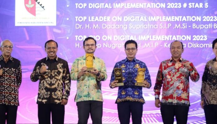 3 Top Digital Awards 2023 Bintang 5 di Raih Pemkab Bandung