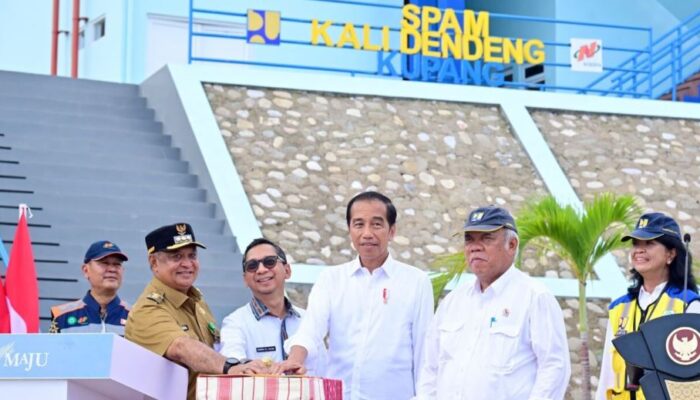 Jokowi Resmikan SPAM Kali Dendeng di Kota Kupang