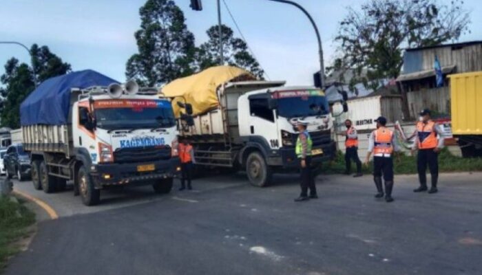 33 Truk Tanah Diamankan Dishub Kota Tangerang