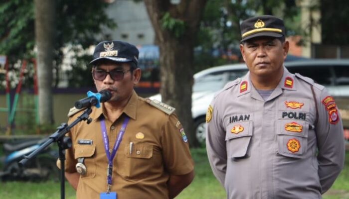 Hadapi Pemilu 2024, Kecamatan Panongan Kabupaten Tangerang Gelar Apel Pasukan Satlinmas