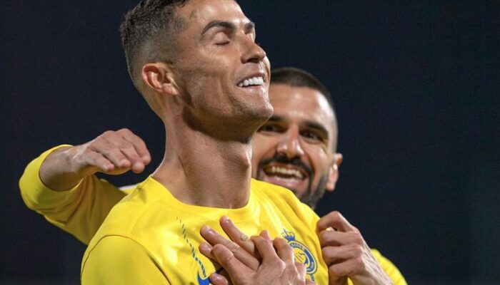 Cetak Gol Pertama di Usia 39 Tahun, Ronaldo Pamerkan Selebrasi Baru