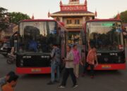 DAMRI Kembali Beroperasi Rute Bus Listrik BTS Terminal Purabaya – ITS – Kenjeran Park via MERR Surabaya