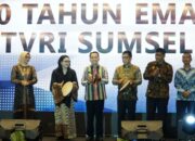 Malam Puncak 50 Tahun Emas TVRI Sumsel, Pj Gubernur Sumsel Fatoni: Peran Media Sangat Penting