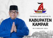 Hut ke-74 Kabupaten Kampar,  Gubernur Riau Edy Natar Nasution: Terus Bekerja Lanjutkan Pembangunan