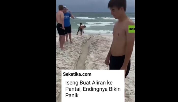 Video: Iseng Buat Aliran ke Sungai, Aksi Pria Ini Berujung Fatal