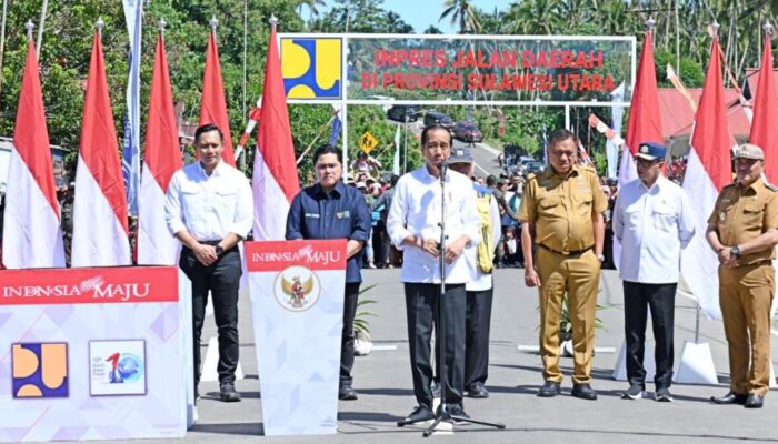 Meresmikan Instruksi Jalan Daerah (IJD), Presiden Jokowi: Upaya Meningkatkan Infrastruktur Jalan di Sulawesi Utara