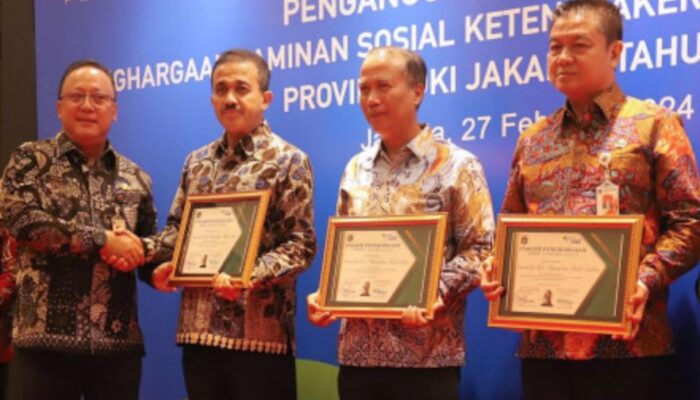 Pemerintah Kota Jakarta Timur Raih Penghargaan Paritrana Awards 2023 dari BPJS Ketenagakerjaan