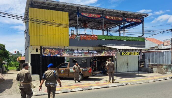 Penegakan Perda, Satpol PP Tangsel Tindak Cafe Ganggu Ketertiban Umum