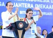 Presiden Joko Widodo Ajak Nasabah PNM Mekaar di Bitung Jaga Semangat Kerja dan Disiplin