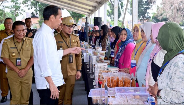 Presiden Jokowi Dorong Pertumbuhan Ekonomi Melalui Program PNM Mekaar di Tangerang Selatan