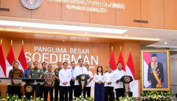 Presiden Jokowi Resmikan RS Pusat Pertahanan Negara dan 20 RS TNI Lainnya