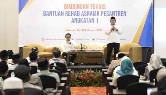 Rehabilitasi Asrama Pesantren, Kemenag Salurkan Bantuan Rp5,85 Miliar