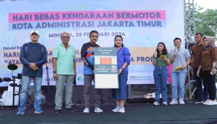 Wali Kota Jaktim Hadiri Hari Bebas Kendaraan Bermotor, Upaya Edukasi Sampah Pintar CSR Antam