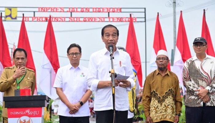 147 km Inpres Jalan Daerah Sulawesi Tengah Diresmikan Oleh Presiden Jokowi