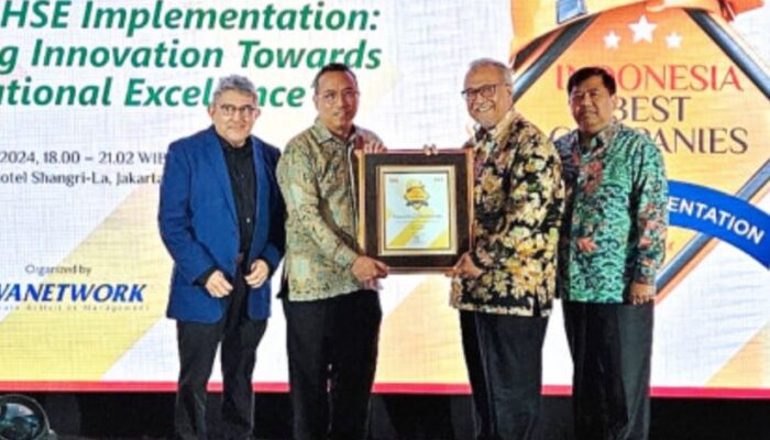 Jakpro Raih Penghargaan Indonesia Best Companies in HSE Implementation 2024