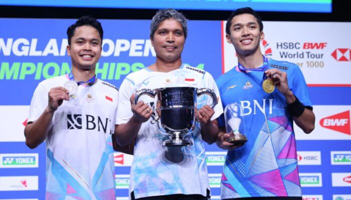 FOTO: Penantian 30 Tahun Berakhir Di All England 2024, Jonatan Juara dan Ginting Runner Up