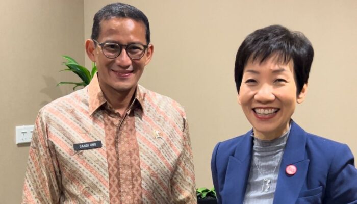 Menteri Sandiaga Uno dan Pejabat Singapura Jajaki Kerjasama Event Internasional di Indonesia