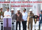 Presiden Joko Widodo Resmikan Pabrik Minyak Makan Merah Pertama Di Indonesia
