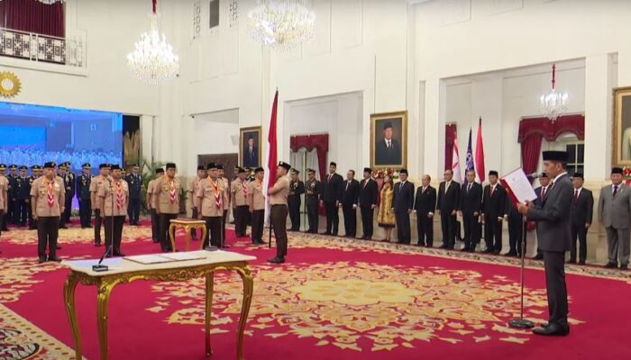 113 Pengurus Pramuka 2023-2028 Di Kukuhkan Presiden Jokowi