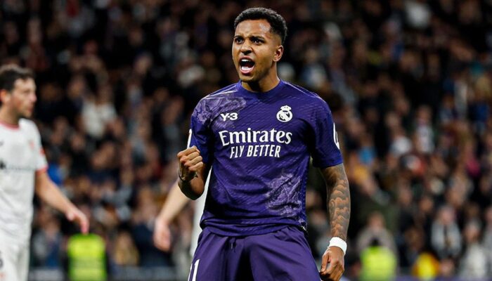 Real Madrid Raih Kemenangan Penting atas Athletic Bilbao, Rodrygo Cetak Brace