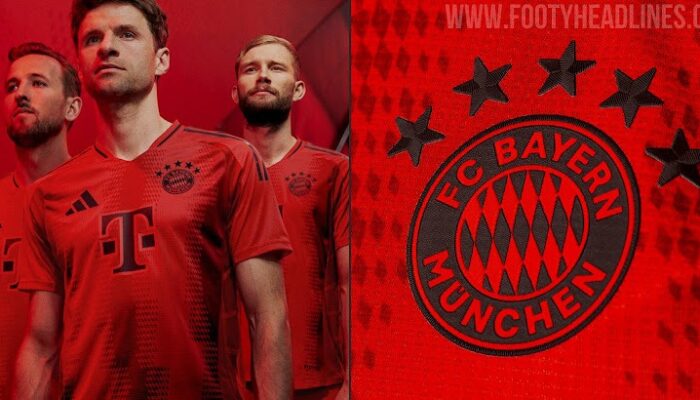 Bayern Munchen Launcing Jersey Kandang “Triple Red” untuk Musim 2024/2025