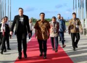 Elon Musk Disambut Menko Marves Luhut di Bali untuk Peluncuran Starlink dan World Water Forum
