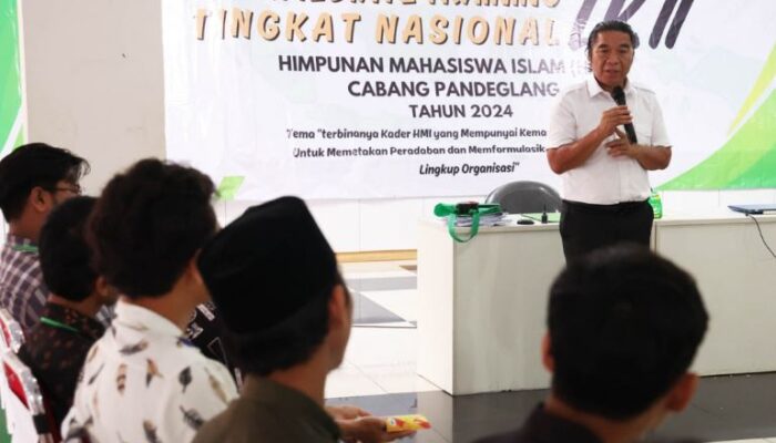 Penjabat Gubernur Banten Tinjau Latihan Kader II HMI Cabang Pandeglang