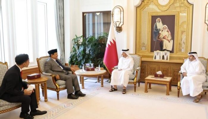 Pertemuan Menhan Prabowo dengan PM Qatar Bahas Kerja Sama Bilateral