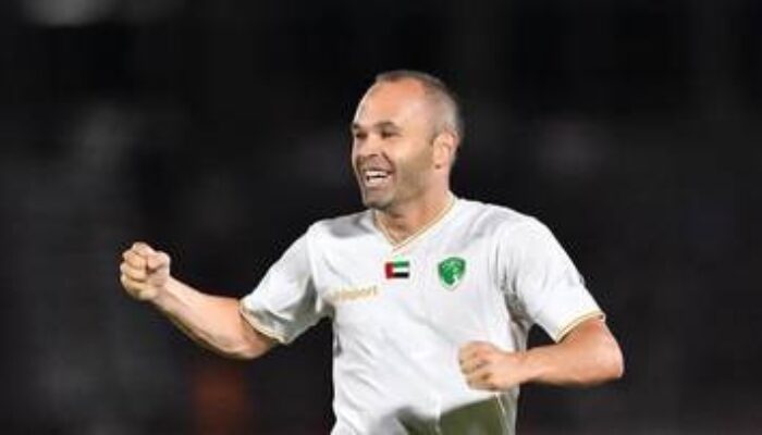 Andres Iniesta Bersama Emirates Club Degradasi dari UAE Pro League