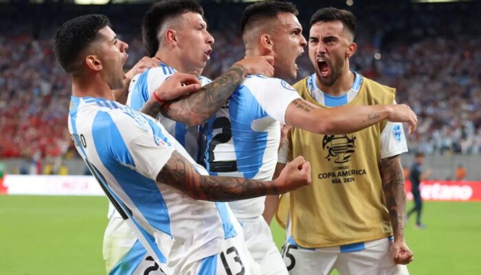Laga Alot, Argentina Menang 1-0 atas Chile dan Melaju ke Perempatfinal CONMEBOL Copa America 2024