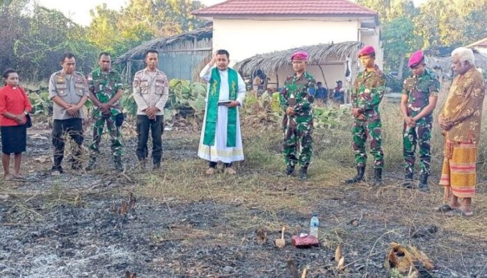 Pembangunan Tower Repeater Oleh Polri di Perbatasan RI-RDTL