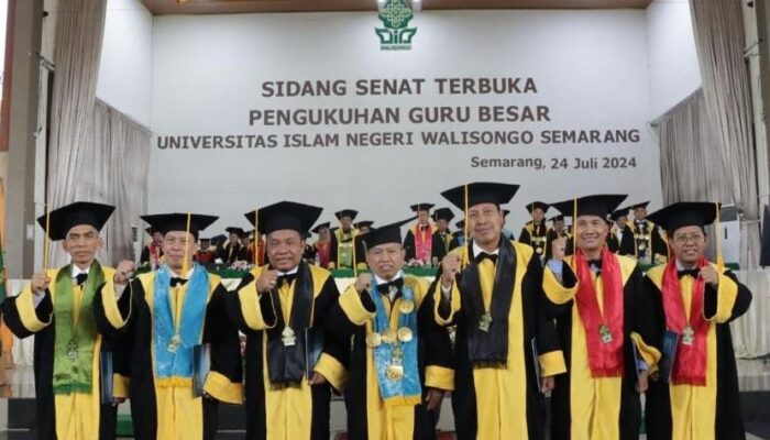 6 Guru Besar Baru Dikukuhkan UIN Walisongo Semarang