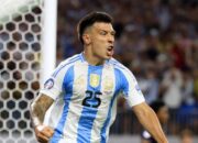 Cara Lisandro Martinez Cetak Gol Pertama untuk Argentina di Copa America 2024