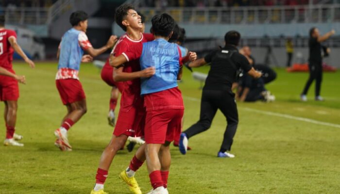 Luapan Emosi Pemain Saat Indonesia Lolos ke Final ASEAN U-19 2024