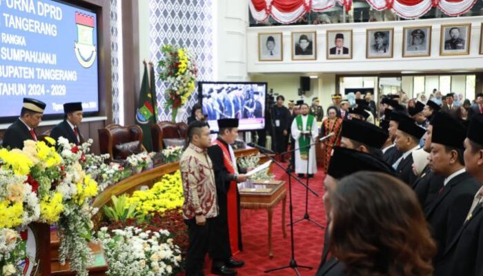 55 Anggota DPRD Kabupaten Tangerang 2024-2029 Resmi Dilantik: Muhammad Amud dan H. Kholid Ismail Ditunjuk Sebagai Pimpinan Sementara